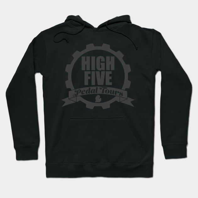 High Five - Grey Logo Hoodie by HighFive